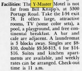 Airport Inn (Y-Master Motel) - Sept 1969 Article